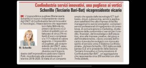 Read more about the article Mariarosaria Scherillo è il nuovo vicepresidente vicario del CNCT di Confindustria Servizi Innovativi e Tecnologici
