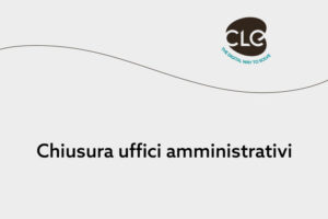 Read more about the article Chiusi dal 2 al 5 gennaio gli uffici amministrativi