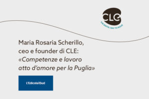 Read more about the article “Competenze e lavoro atto d’amore per la Puglia”. Su Edicola del Sud l’intervista a Mariarosaria Scherillo